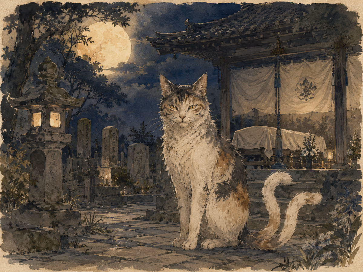 猫又 · 二つ尾の猫