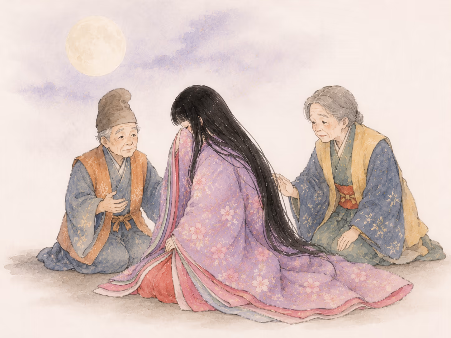 Princesa Kaguya revela que veio da Lua