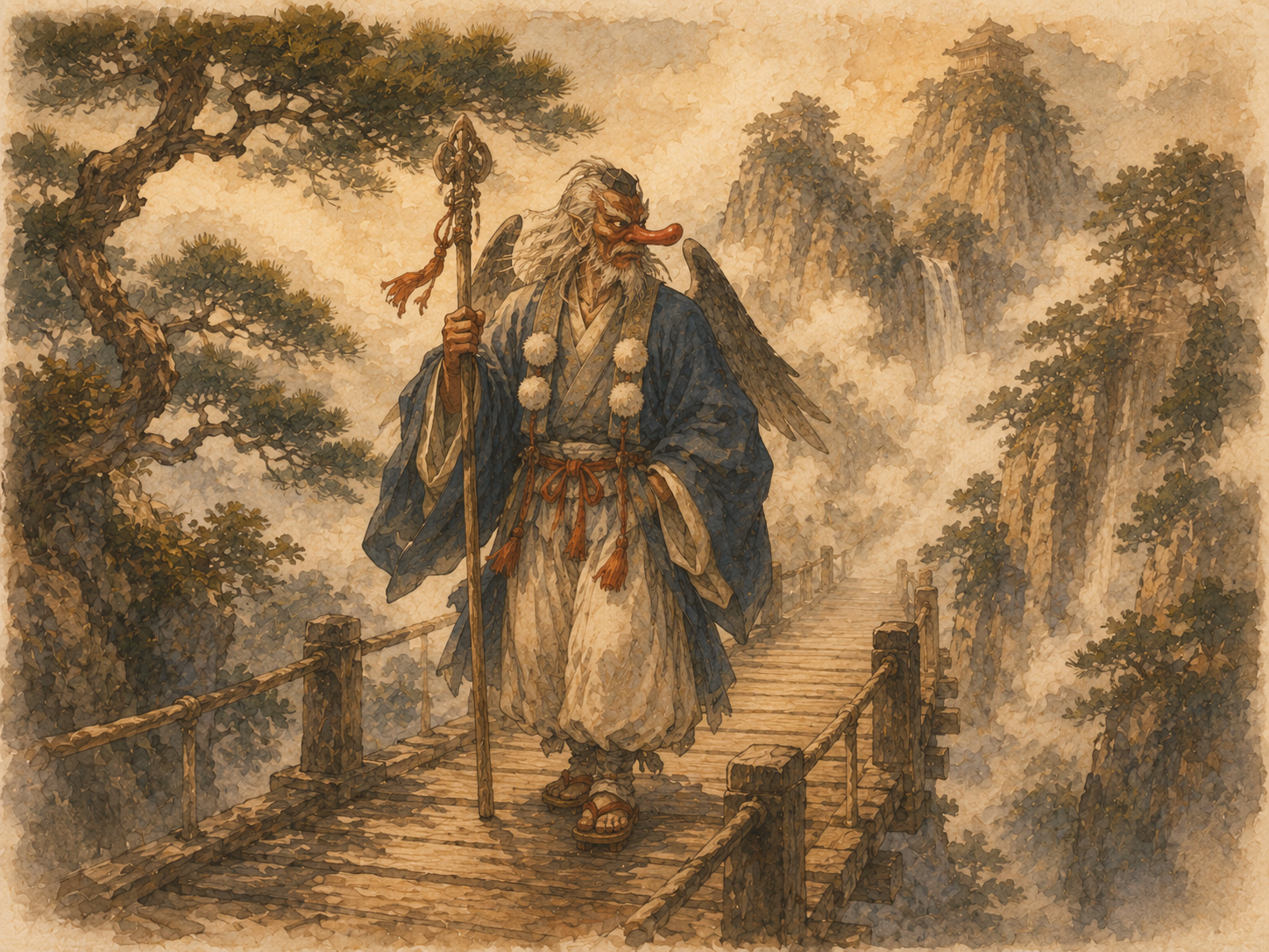 天狗 · Espírito da montanha